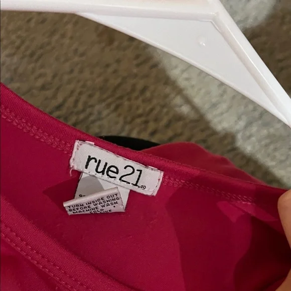 Rue21 Hot Pink 'Bad Habits' Tee - Picture 2 of 3